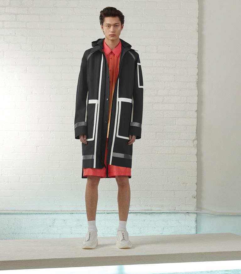 Chamarras Canada Goose Hombre México - Lumen Trench Rompevientos Negros AW2613948